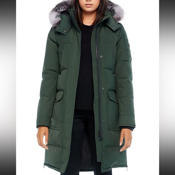 Like New Moose Knuckles XS  Causapscal Parka- Army Green - Picture 1 of 7